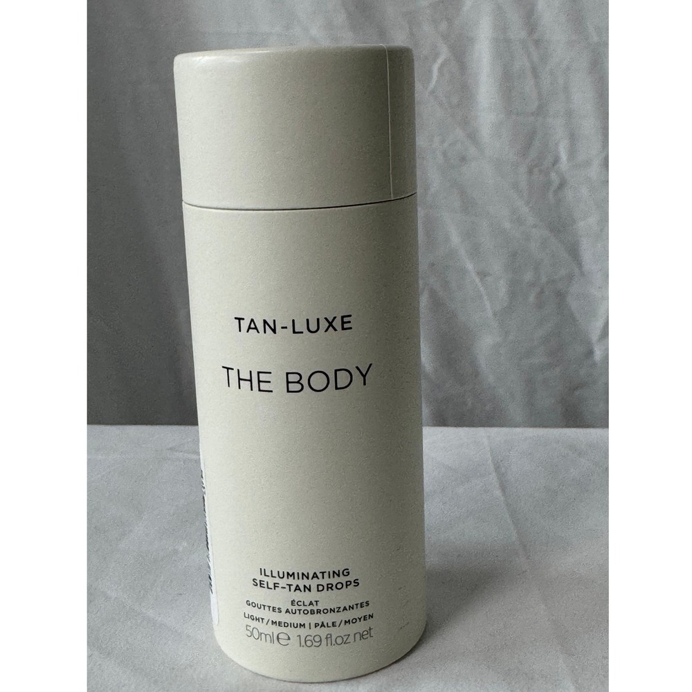 Tan-Luxe The Body Illuminating Self-Tan Drops Light/Medium 50ml 1.69oz New#851